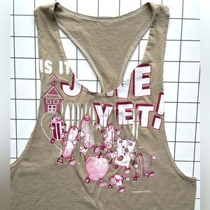 Vintage remade tee with dancing food